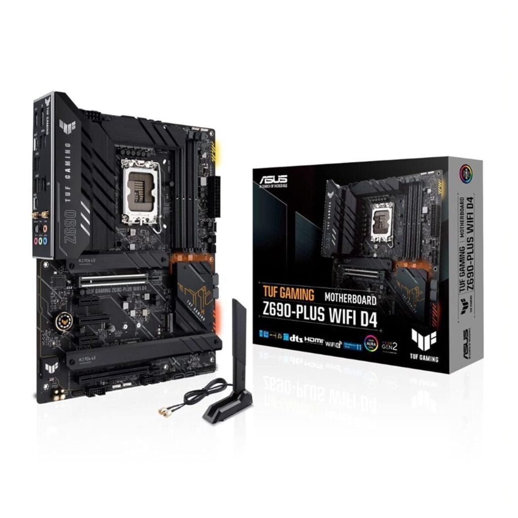 ASUS INTEL Z690 Chipset ATX Gaming Motherboard / TUF GAMING Z690-PLUS WIFI D4 12th Generation CPU (LGA1700)