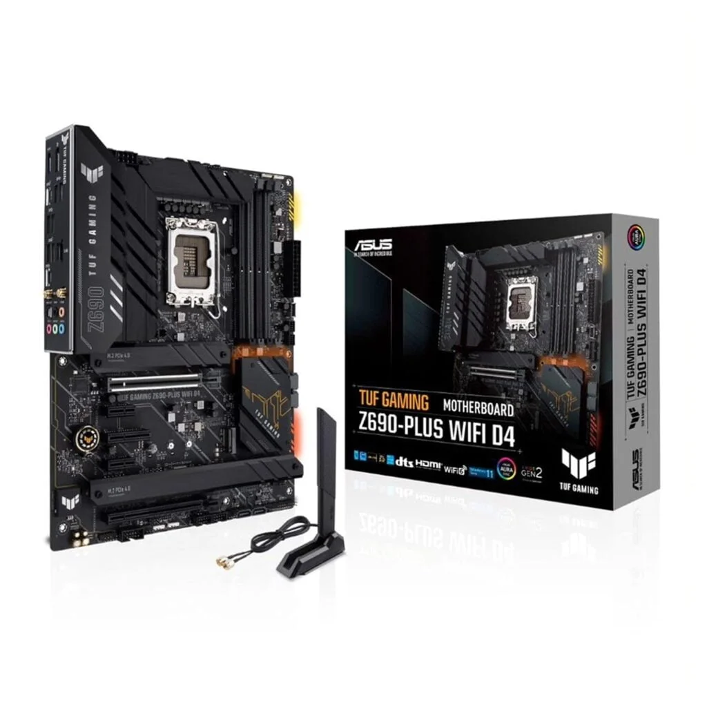 ASUS INTEL Z690 Chipset ATX Gaming Motherboard / TUF GAMING Z690-PLUS WIFI D4 12th Generation CPU (LGA1700)
