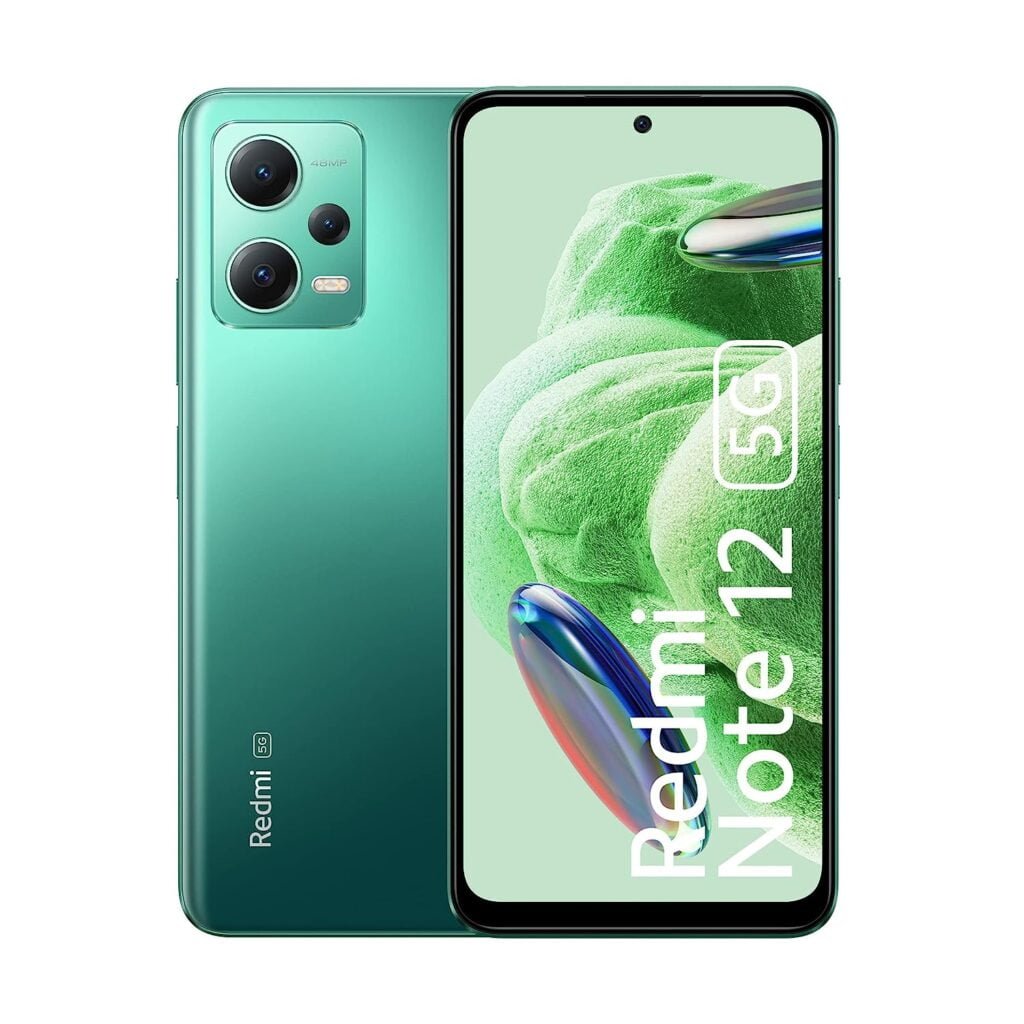 (Refurbished) Redmi Note 12 5G (Frosted Green,8GB RAM, 256GB Storage)