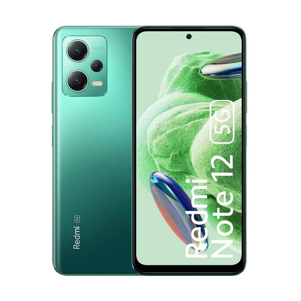 (Refurbished) Redmi Note 12 5G (Frosted Green,8GB RAM, 256GB Storage)